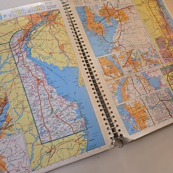 1994 Rand McNally Motor Carriers Road Atlas Laminated Coil Bound Large Scale - Picture 4 of 14